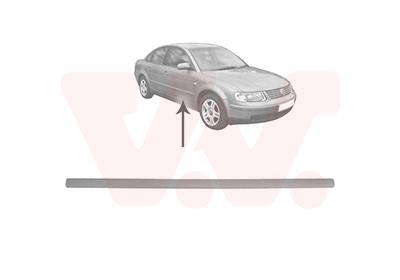 Baguette et bande protectrice, porte VAN WEZEL ref. 5836404