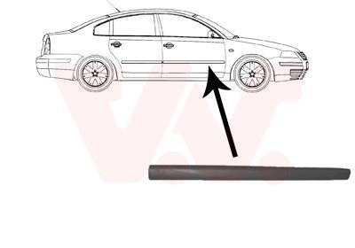 Baguette et bande protectrice, porte VAN WEZEL ref. 5836424