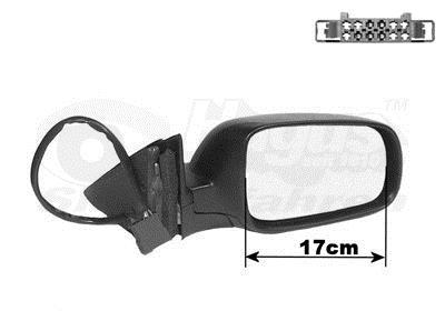 Rétroviseur extérieur VAN WEZEL ref. 5837818