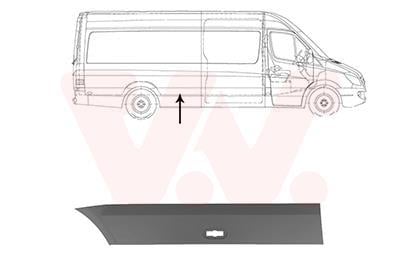 Baguette et bande protectrice, panneau latéral VAN WEZEL ref. 5862428