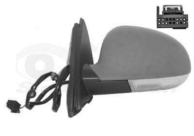 Rétroviseur extérieur VAN WEZEL ref. 5886807