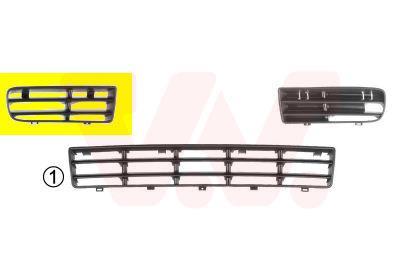 Grille de ventilation, pare-chocs VAN WEZEL 5888592