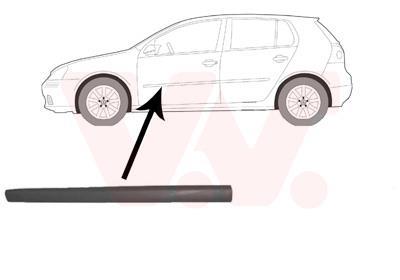 Baguette et bande protectrice, porte VAN WEZEL ref. 5894403