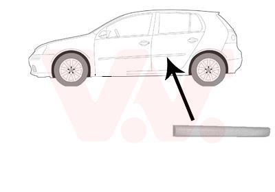 Baguette et bande protectrice, porte VAN WEZEL ref. 5894425