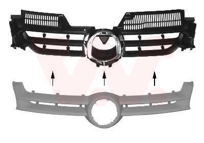 Grille de radiateur VAN WEZEL ref. 5894510