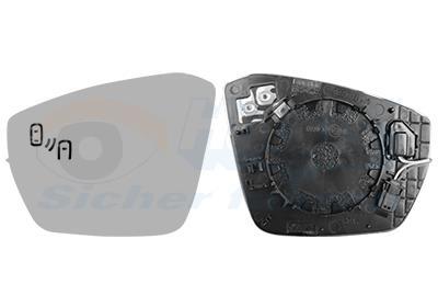 Cristal de espejo, retrovisor exterior VAN WEZEL ref. 7631836