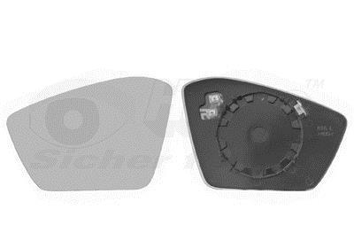 Cristal de espejo, retrovisor exterior VAN WEZEL ref. 7638837