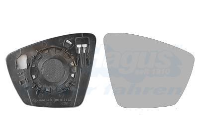 Cristal de espejo, retrovisor exterior VAN WEZEL ref. 7643838