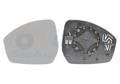 Cristal de espejo, retrovisor exterior VAN WEZEL ref. 0261837