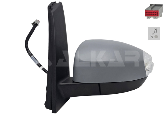 Rétroviseur extérieur ALKAR AUTOMOTIVE S.A. 6137373