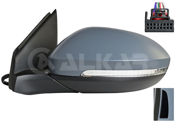 Rétroviseur extérieur ALKAR AUTOMOTIVE S.A. 9045204