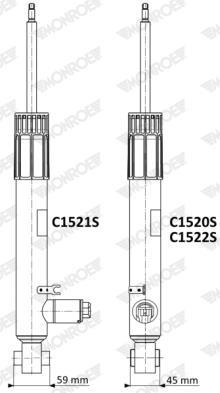 Amortiguadores MONROE Monroe RideSense Electronic Suspension - ref. C1520S