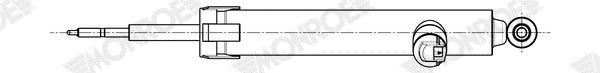 Amortecedor de choques MONROE Monroe RideSense Electronic Suspension - ref. C1525R