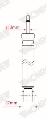 Amortisseurs MONROE MONROE ORIGINAL (Gas Technology) - ref. G1057