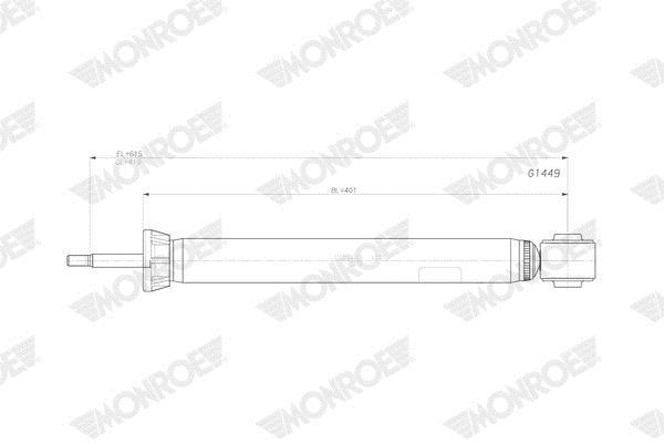 Amortiguadores MONROE MONROE ORIGINAL (Gas Technology) - ref. G1449