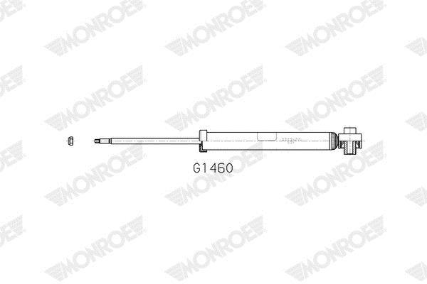 Amortecedores de choque MONROE MONROE ORIGINAL (Gas Technology) - ref. G1460