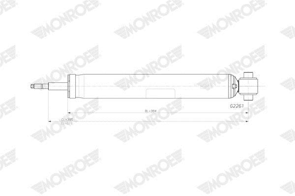 Amortisseurs MONROE MONROE ORIGINAL (Gas Technology) - ref. G2261