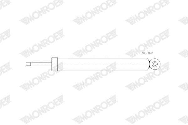 Amortisseurs MONROE MONROE ORIGINAL (Gas Technology) - ref. G43162