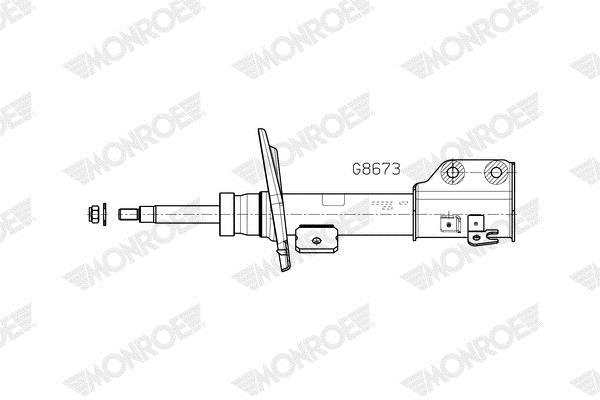 Amortisseurs MONROE MONROE ORIGINAL (Gas Technology) - ref. G8673