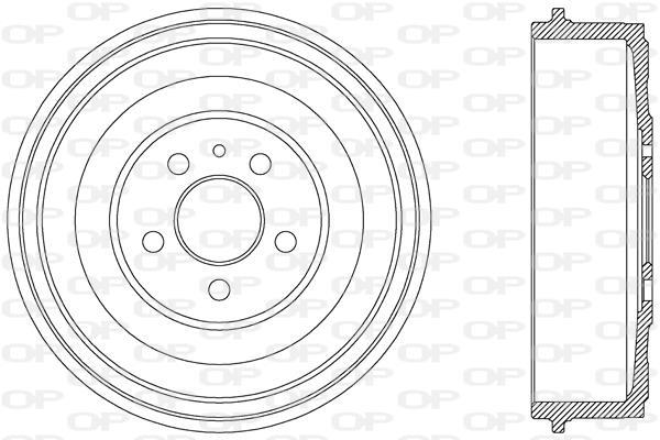 Tambour de frein OPEN PARTS ref. BAD9028.10