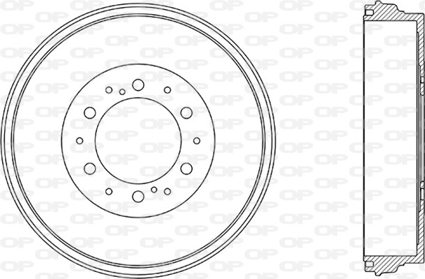 Tambour de frein OPEN PARTS BAD9095.10