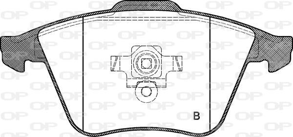 Jogo de 4 pastilhas de travão OPEN PARTS ref. BPA0964.32