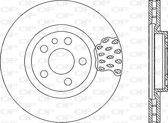 Disques de frein OPEN PARTS ref. BDA1018.20