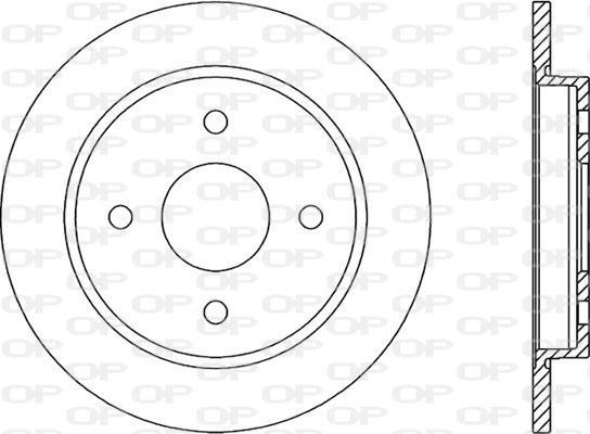 Disques de frein OPEN PARTS ref. BDA1165.10