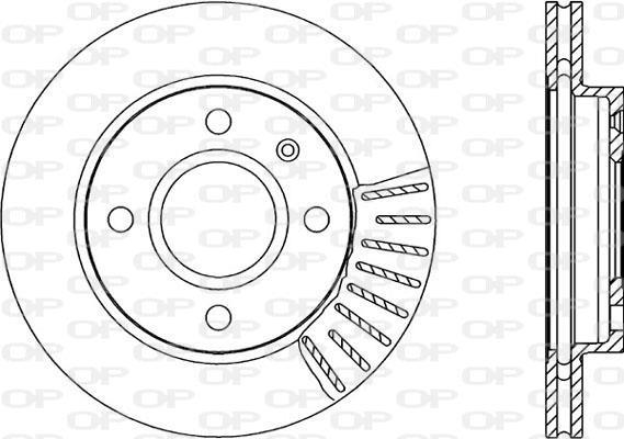 Disques de frein OPEN PARTS ref. BDA1176.20