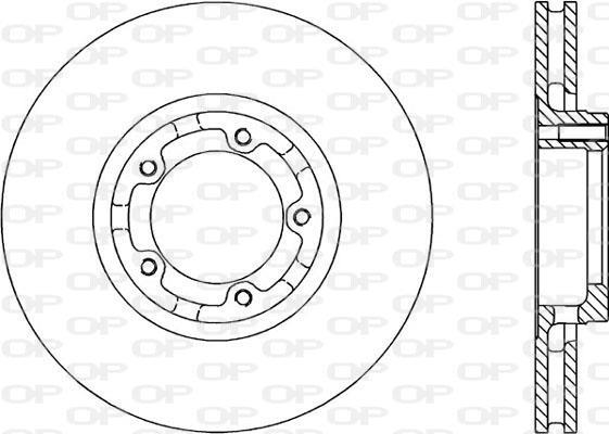 Disques de frein OPEN PARTS ref. BDA1182.20