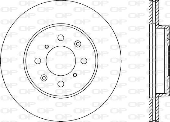 Disques de frein OPEN PARTS ref. BDA1215.20