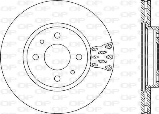 Disques de frein OPEN PARTS ref. BDA1235.20
