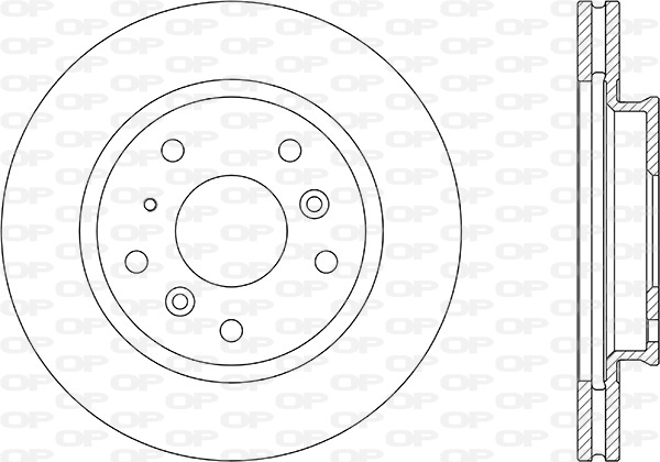 Disques de frein OPEN PARTS BDA1264.20