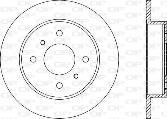 Disques de frein OPEN PARTS ref. BDA1391.10