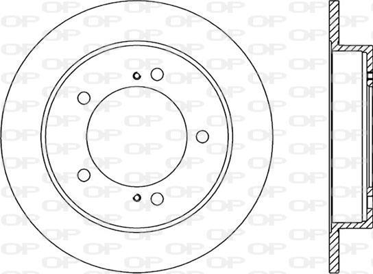 Disques de frein OPEN PARTS ref. BDA1504.10