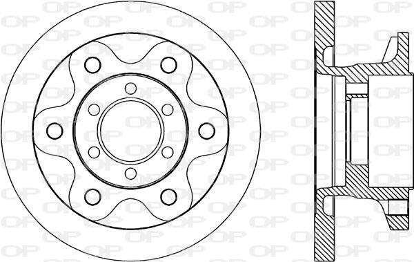 Disques de frein OPEN PARTS ref. BDA1690.10