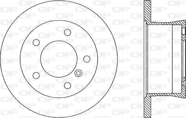 Disques de frein OPEN PARTS ref. BDA1785.10