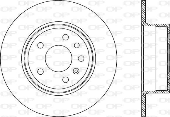 Disques de frein OPEN PARTS ref. BDA1805.10