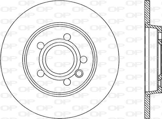Discos de travão OPEN PARTS ref. BDA1844.10