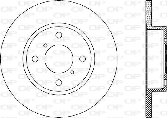 Discos de travão OPEN PARTS ref. BDA1857.10