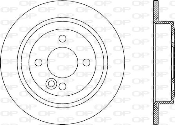 Disques de frein OPEN PARTS ref. BDA1889.10