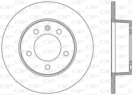 Disques de frein OPEN PARTS ref. BDA2001.10