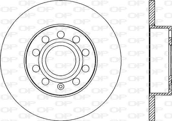 Disques de frein OPEN PARTS ref. BDA2029.10