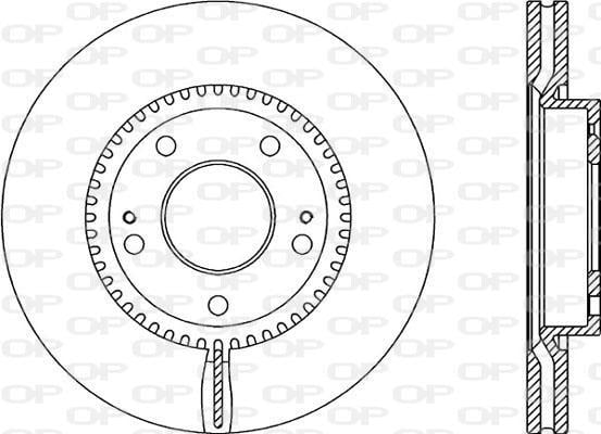 Disques de frein OPEN PARTS ref. BDA2069.20