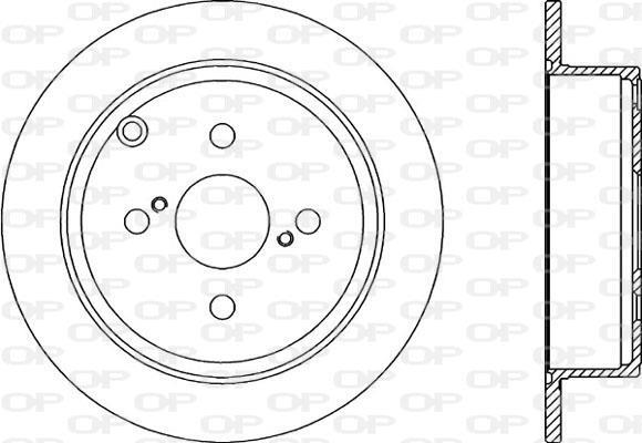 Disques de frein OPEN PARTS ref. BDA2169.10