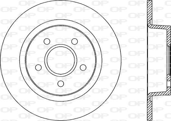 Disques de frein OPEN PARTS BDA2170.10