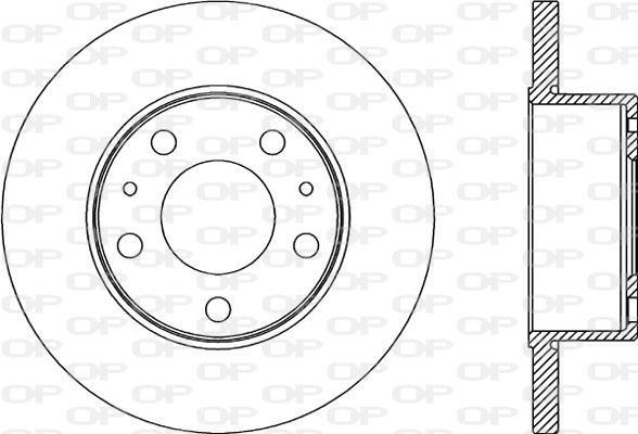 Discos de travão OPEN PARTS ref. BDA2180.10