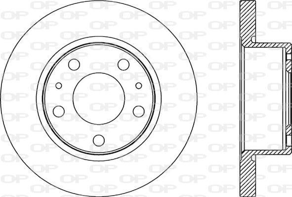 Discos de travão OPEN PARTS ref. BDA2181.10