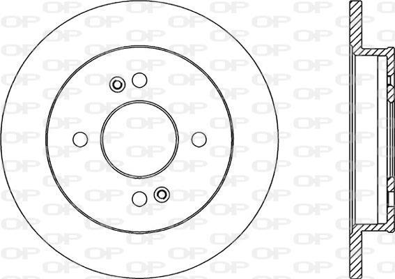 Discos de travão OPEN PARTS ref. BDA2184.10