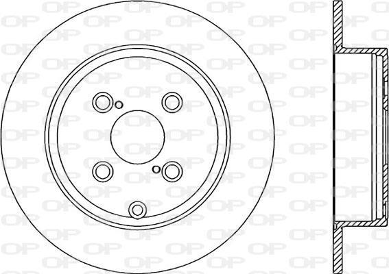 Discos de travão OPEN PARTS ref. BDA2260.10